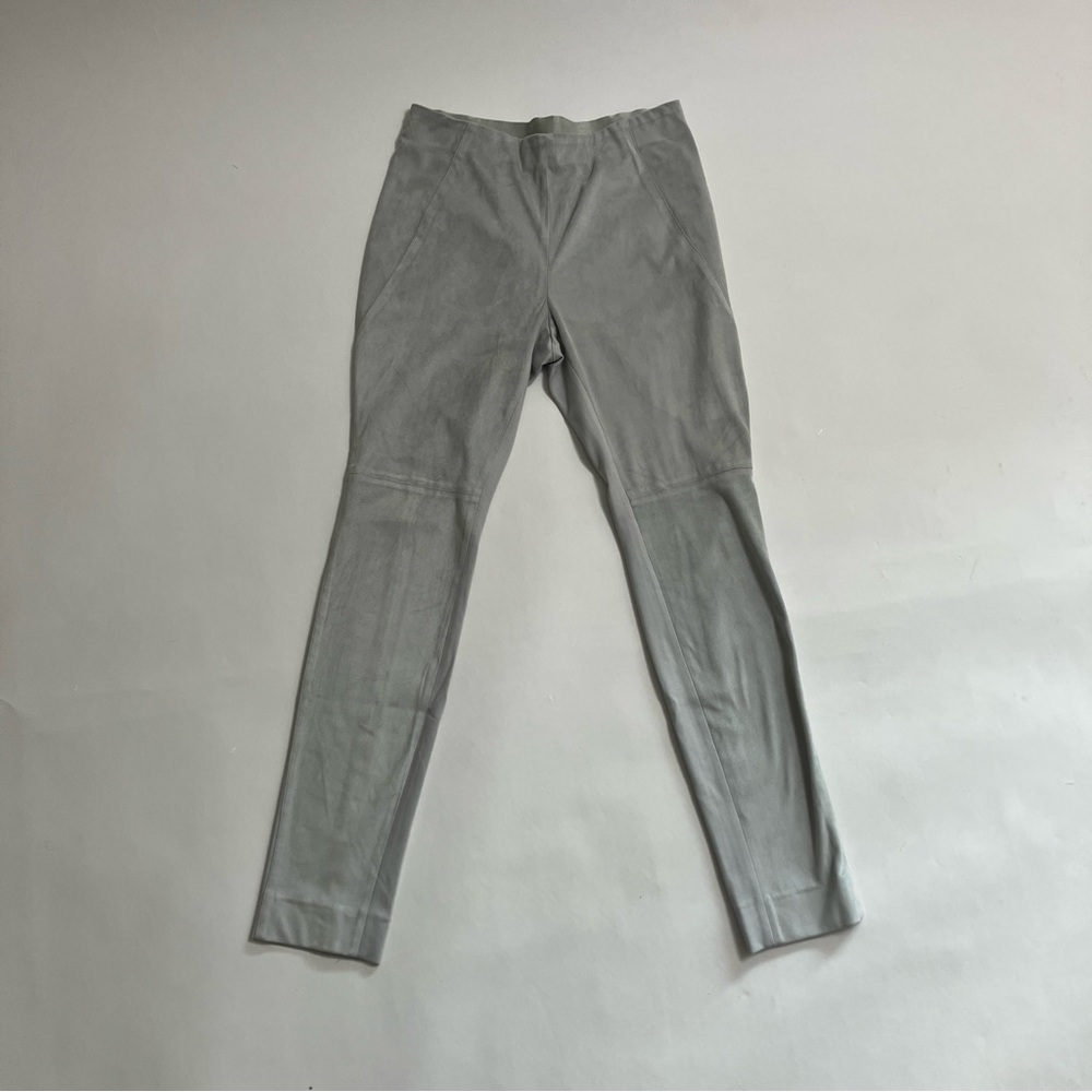ETCETERA faux suede riding pant leggings
